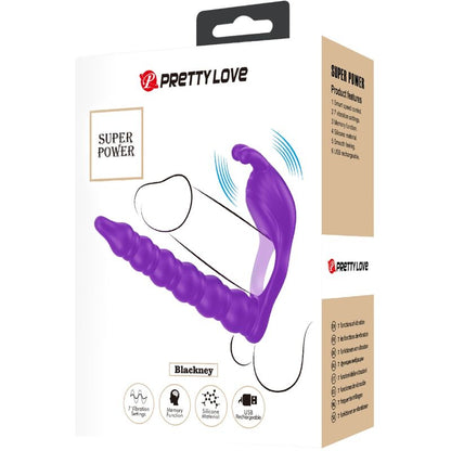 PRETTY LOVE - BLACKNEY ANILLO PENE CON PLUG VIBRADOR LILA - Lover Dreams