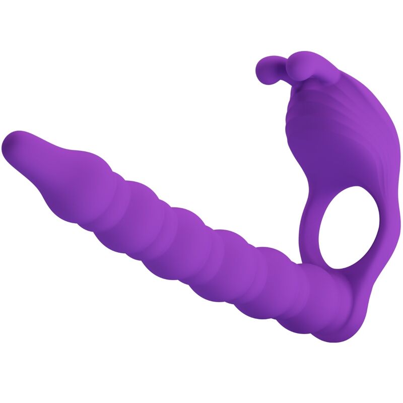 PRETTY LOVE - BLACKNEY ANILLO PENE CON PLUG VIBRADOR LILA - Lover Dreams