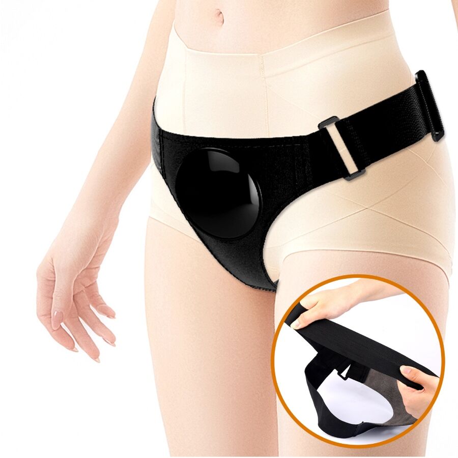 PRETTY LOVE - HARNESS BRIEFS UNIVERSAL CON DILDO VIBRACIÓN Y SQUIRTING 15.5 CM MULATO - Lover Dreams