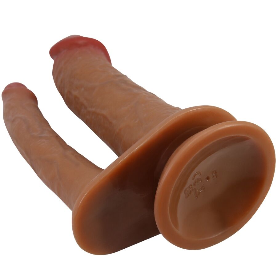 PRETTY LOVE - HULBERT DOBLE DILDO REALÍSTICO CON VIBRACIÓN MULATO - Lover Dreams