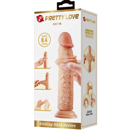 PRETTY LOVE - KEON DILDO REALÍSTICO 21 CM NATURAL - Lover Dreams