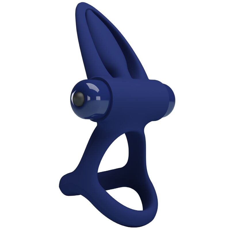 PRETTY LOVE - MAT DOBLE ANILLO CON VIBRACIÓN & ESTIMULADOR AZUL - Lover Dreams