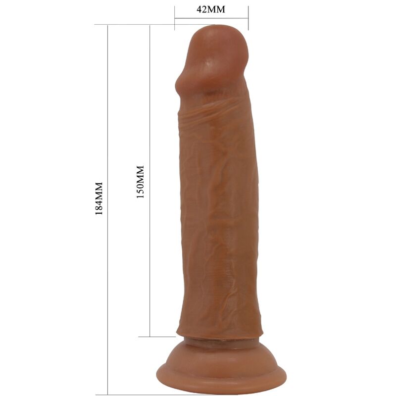 PRETTY LOVE - QUENTIN DILDO REALÍSTICO 18 CM MULATO - Lover Dreams