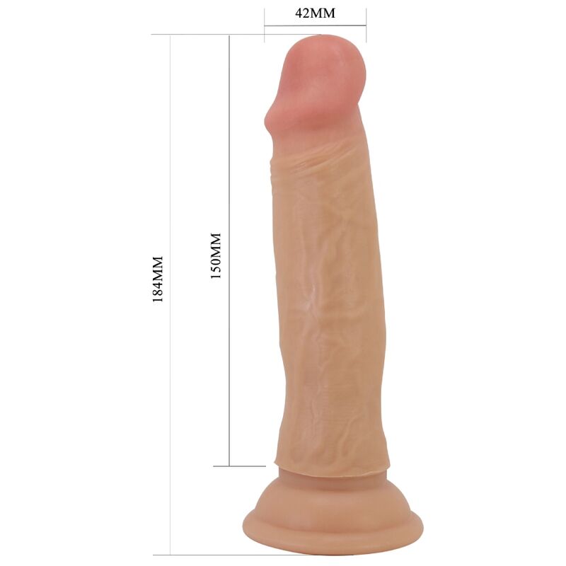 PRETTY LOVE - QUENTIN DILDO REALÍSTICO 18 CM NATURAL - Lover Dreams