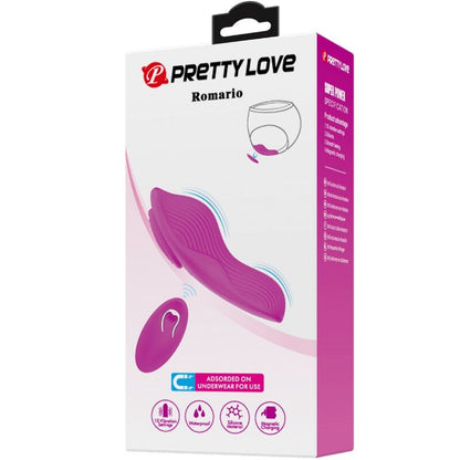 PRETTY LOVE - ROMARIO ESTIMULADOR LAY - ON CLÍTORIS CONTROL REMOTO ROSA - Lover Dreams