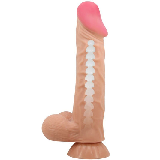 PRETTY LOVE - SLIDING SKIN SERIES DILDO REALÍSTICO CON VENTOSA PIEL DESLIZANTE 24 CM - Lover Dreams