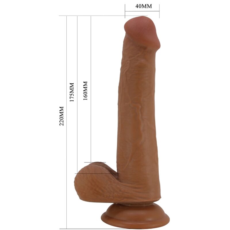 PRETTY LOVE - TALLEN DILDO REALÍSTICO 22 CM MULATO - Lover Dreams