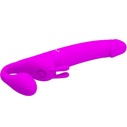 PRETTY LOVE - ZANINI DILDO STRAP - ON SIN ARNÉS 10 VIBRACIONES MORADO - Lover Dreams