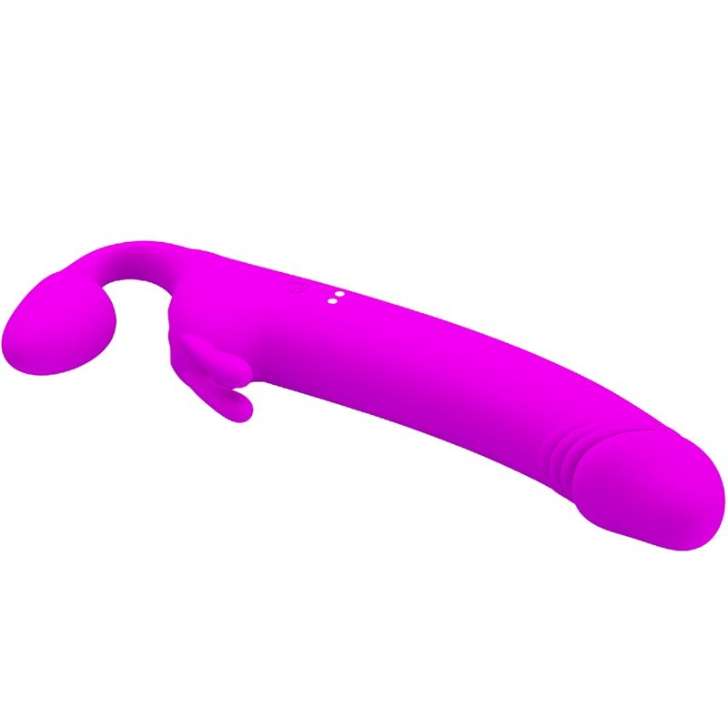 PRETTY LOVE - ZANINI DILDO STRAP - ON SIN ARNÉS 10 VIBRACIONES MORADO - Lover Dreams