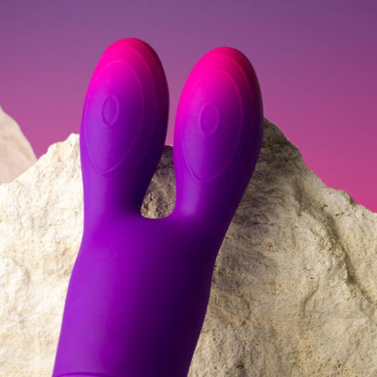 ROCKS - OFF - GLO - GIRL BUNNY VIBRADOR FLEXIBLE MORADO - Lover Dreams