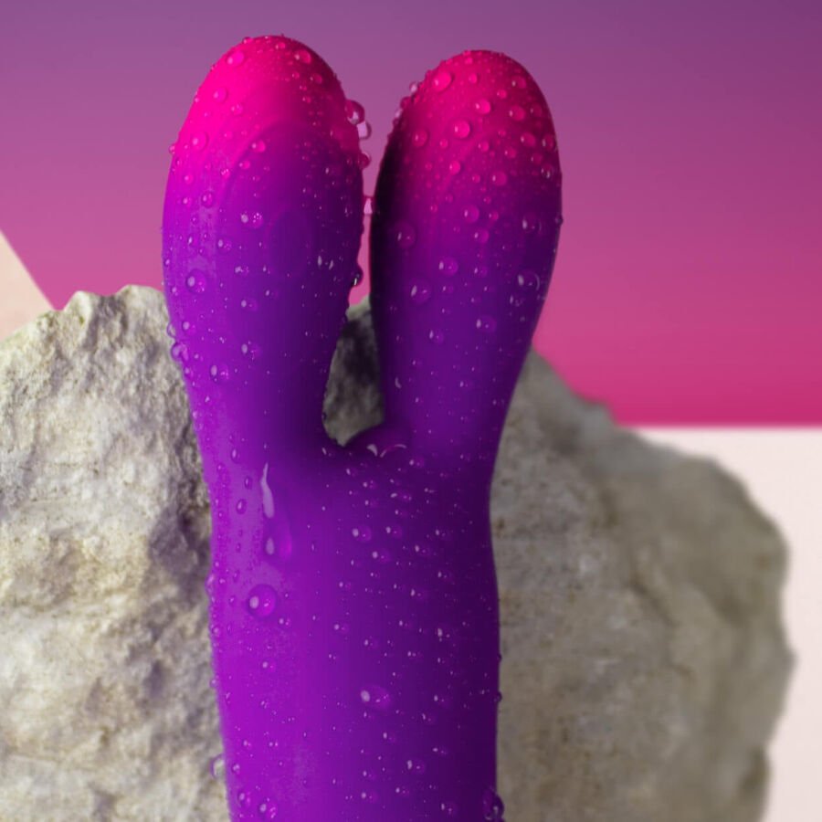 ROCKS - OFF - GLO - GIRL BUNNY VIBRADOR FLEXIBLE MORADO - Lover Dreams