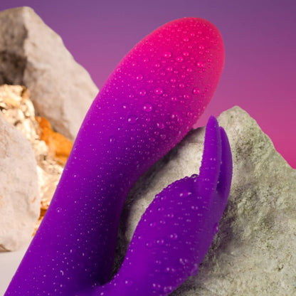 ROCKS - OFF - GLO - GIRL VIBRADOR RABBIT MORADO - Lover Dreams