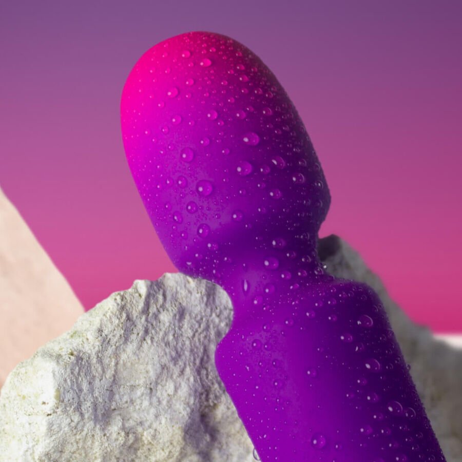 ROCKS - OFF - GLO - GIRL VIBRADOR WAND MINI MORADO - Lover Dreams