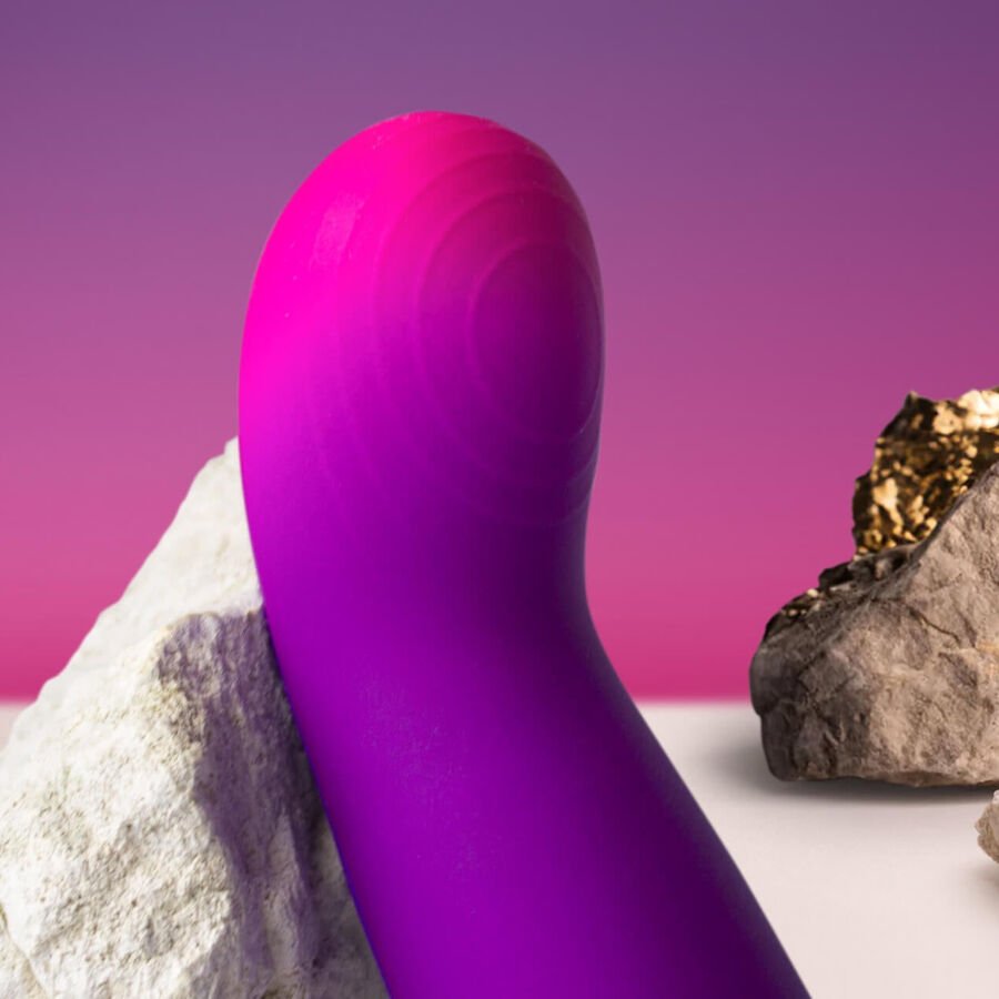 ROCKS - OFF - GLOW GIRL VIBE VIBRADOR G - SPOT DISCRETO MORADO - Lover Dreams