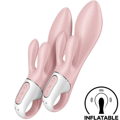 SATISFYER - AIR PUMP BUNNY 3 INFLABLE VIBRADOR RABBIT ROSA - Lover Dreams
