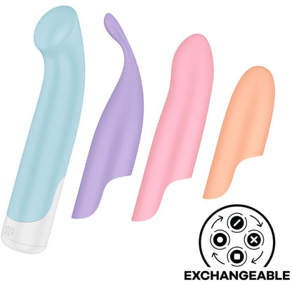 SATISFYER - PLAYFUL FOUR SET VIBRADORES 4 EN 1 + POWER BULLET - Lover Dreams