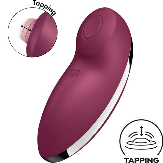 SATISFYER - TAP & CLIMAX 2 VIBRADOR & ESTIMULADOR ROJO - Lover Dreams
