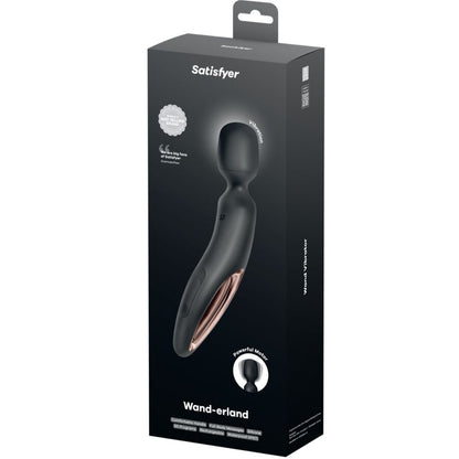 SATISFYER - WAND ERLAND MASAJEADOR VIBRADOR NEGRO - Lover Dreams