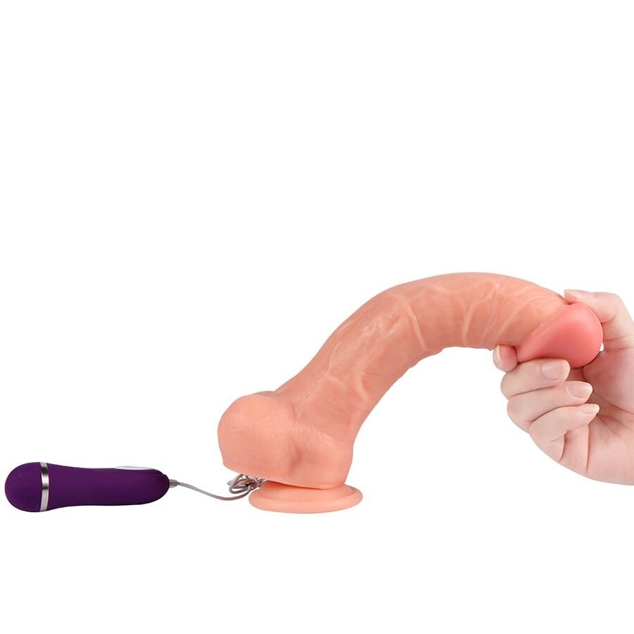 SHEQU - APOLO DILDO VIBRADOR CON CONTROL REMOTO 24,5 CM - Lover Dreams