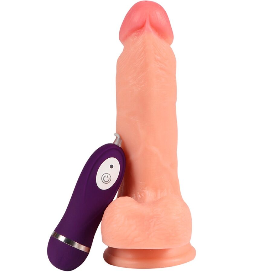 SHEQU - IRON DRAGON DILDO VIBRADOR CON CONTROL REMOTO 17,5 CM - Lover Dreams