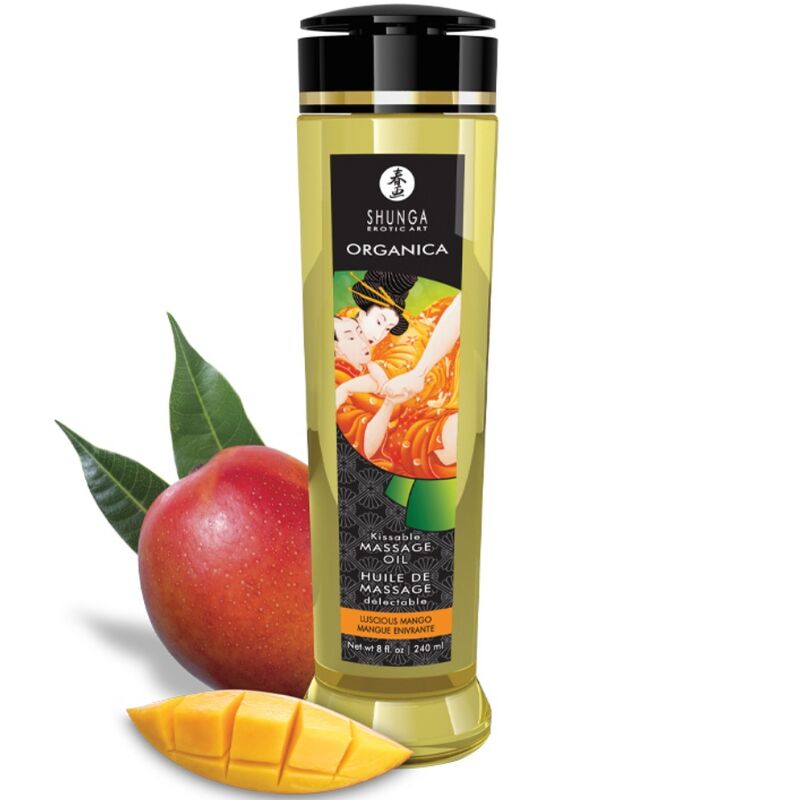 SHUNGA - ACEITE DE MASAJE ORGÁNICO MANGO 240 ML - Lover Dreams