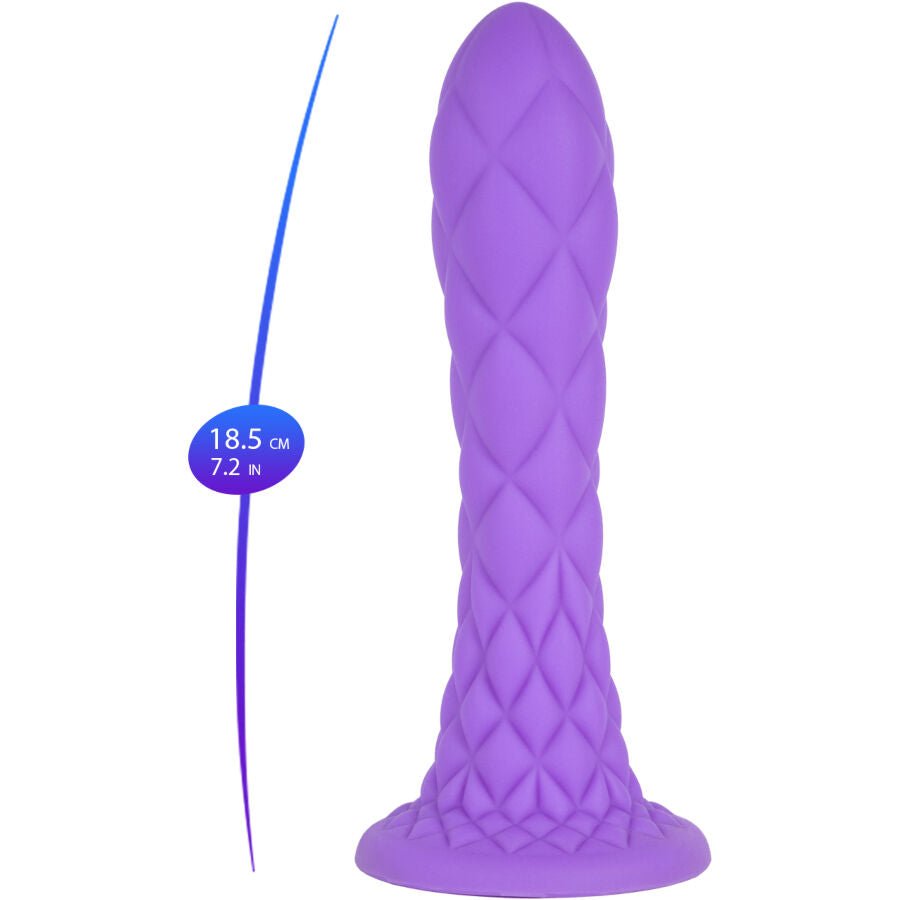SILEXD - DREAMY DILDO FANTASY SILICONA LIQUIDA TERMOREACTIVO VIOLETA 18.5 CM - Lover Dreams