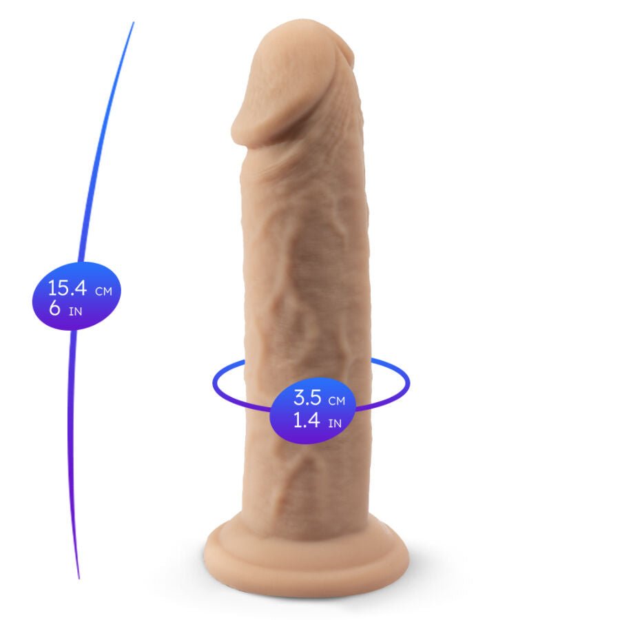 SILEXD - PENE REALÍSTICO MODELO 2 SILICONA PREMIUM TERMOREACTIVO 15.4 CM - Lover Dreams