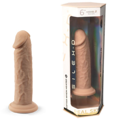 SILEXD - PENE REALÍSTICO MODELO 2 SILICONA PREMIUM TERMOREACTIVO 15.4 CM - Lover Dreams