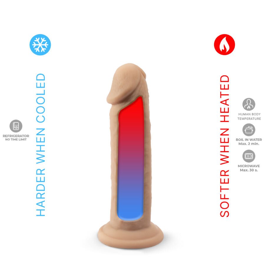 SILEXD - PENE REALÍSTICO MODELO 2 SILICONA PREMIUM TERMOREACTIVO 15.4 CM - Lover Dreams