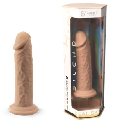 SILEXD - PENE REALÍSTICO MODELO 2 SILICONA TERMOREACTIVO 15.4 CM - Lover Dreams