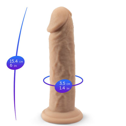 SILEXD - PENE REALÍSTICO MODELO 2 SILICONA TERMOREACTIVO 15.4 CM - Lover Dreams