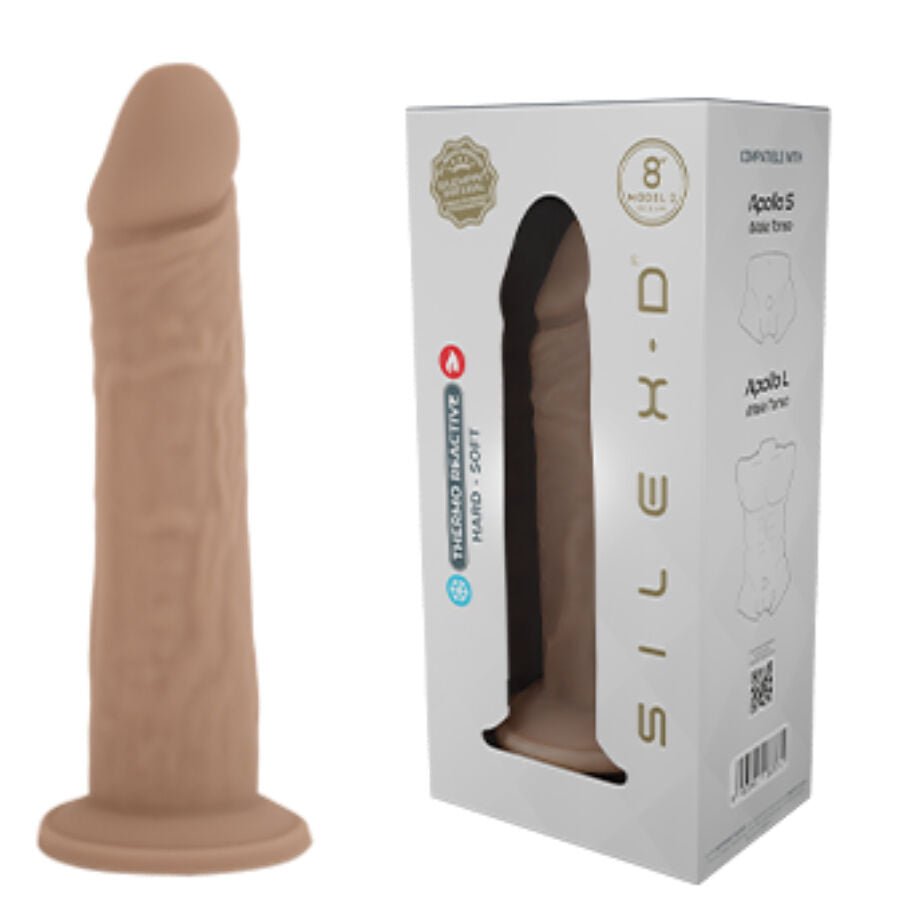 SILEXD - PENE REALÍSTICO MODELO 8 SILICONA LÍQUIDA 20.6 CM - Lover Dreams