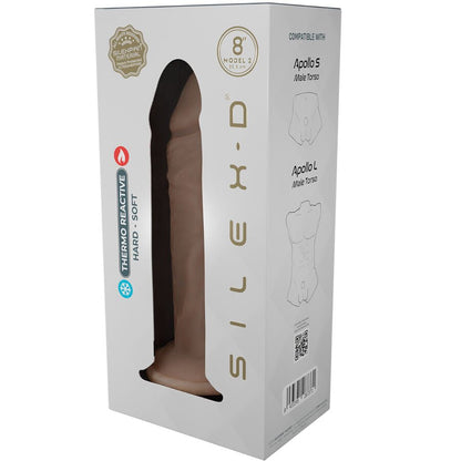 SILEXD - PENE REALÍSTICO MODELO 8 SILICONA LÍQUIDA 20.6 CM - Lover Dreams