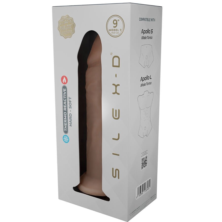 SILEXD - PENE REALÍSTICO MODELO 9 SILICONA LÍQUIDA 22.8 CM - Lover Dreams