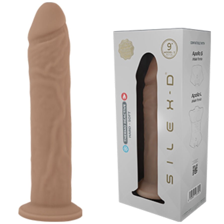 SILEXD - PENE REALÍSTICO MODELO 9 SILICONA LÍQUIDA 22.8 CM - Lover Dreams