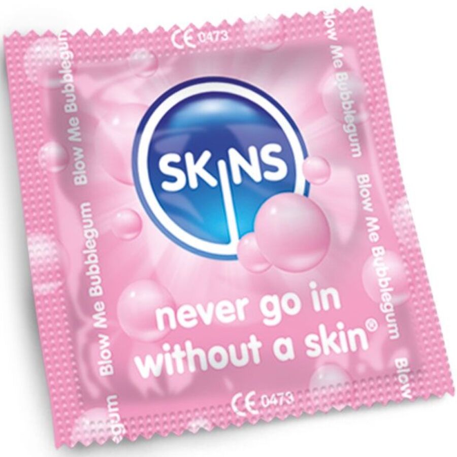 SKINS - PRESERVATIVOS PREMIUM SABOR CHICLE PACK 4 - Lover Dreams