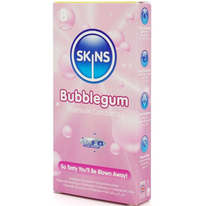 SKINS - PRESERVATIVOS PREMIUM SABOR CHICLE PACK 8 - Lover Dreams