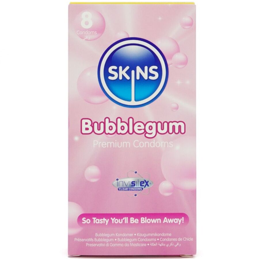 SKINS - PRESERVATIVOS PREMIUM SABOR CHICLE PACK 8 - Lover Dreams