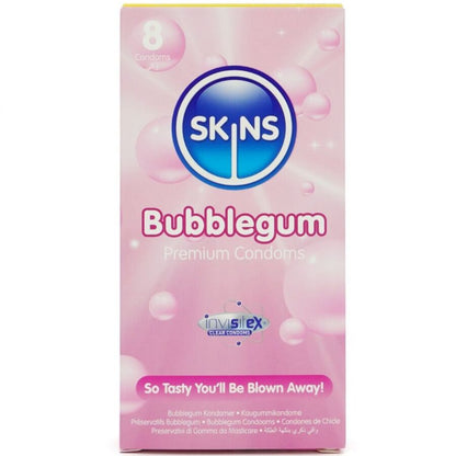 SKINS - PRESERVATIVOS PREMIUM SABOR CHICLE PACK 8 - Lover Dreams