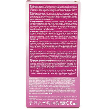 SKINS - PRESERVATIVOS PREMIUM SABOR CHICLE PACK 8 - Lover Dreams