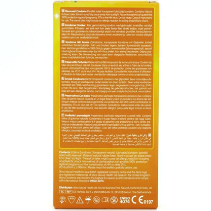 SKINS - PRESERVATIVOS PREMIUM SABOR PLÁTANO PACK 8 - Lover Dreams