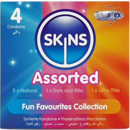 SKINS - SURTIDO PRESERVATIVOS PREMIUM PACK 4 - Lover Dreams