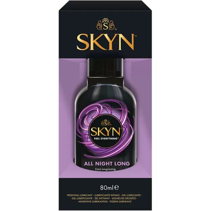 SKYN - LUBRICANTE ALL NIGHT LONG BASE DE SILICONA 80 ML - Lover Dreams