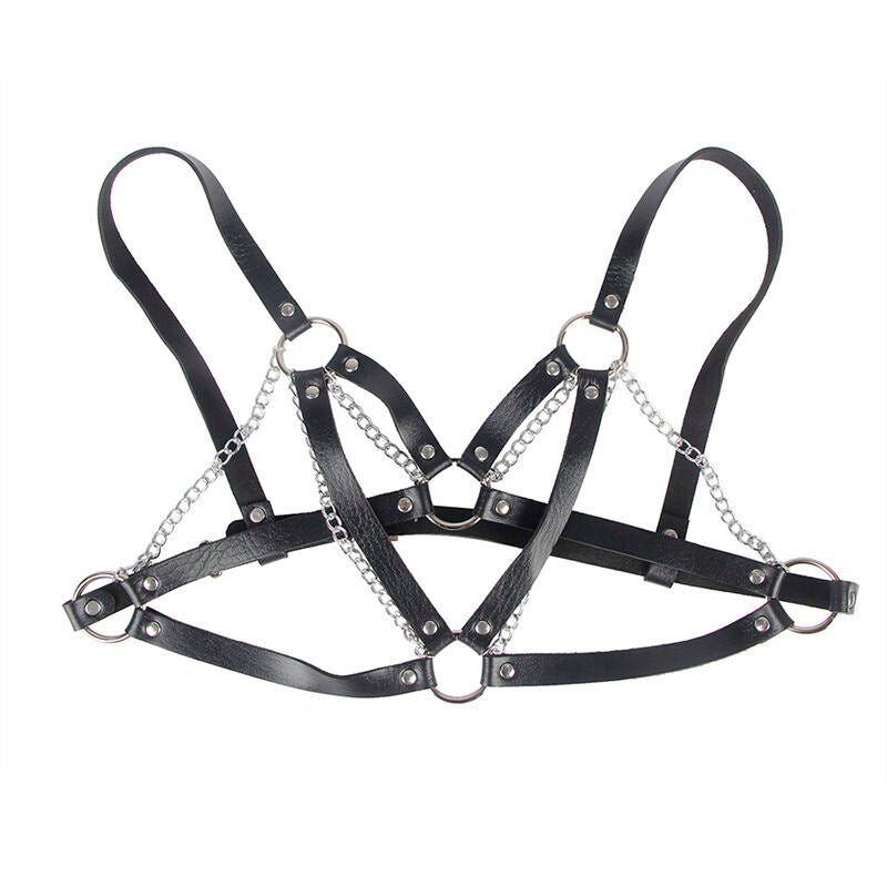 SUBBLIME - 953713 CINTURÓN DE BONDAGE PUNK HEBILLA METAL NEGRO TALLA ÚNICA - Lover Dreams