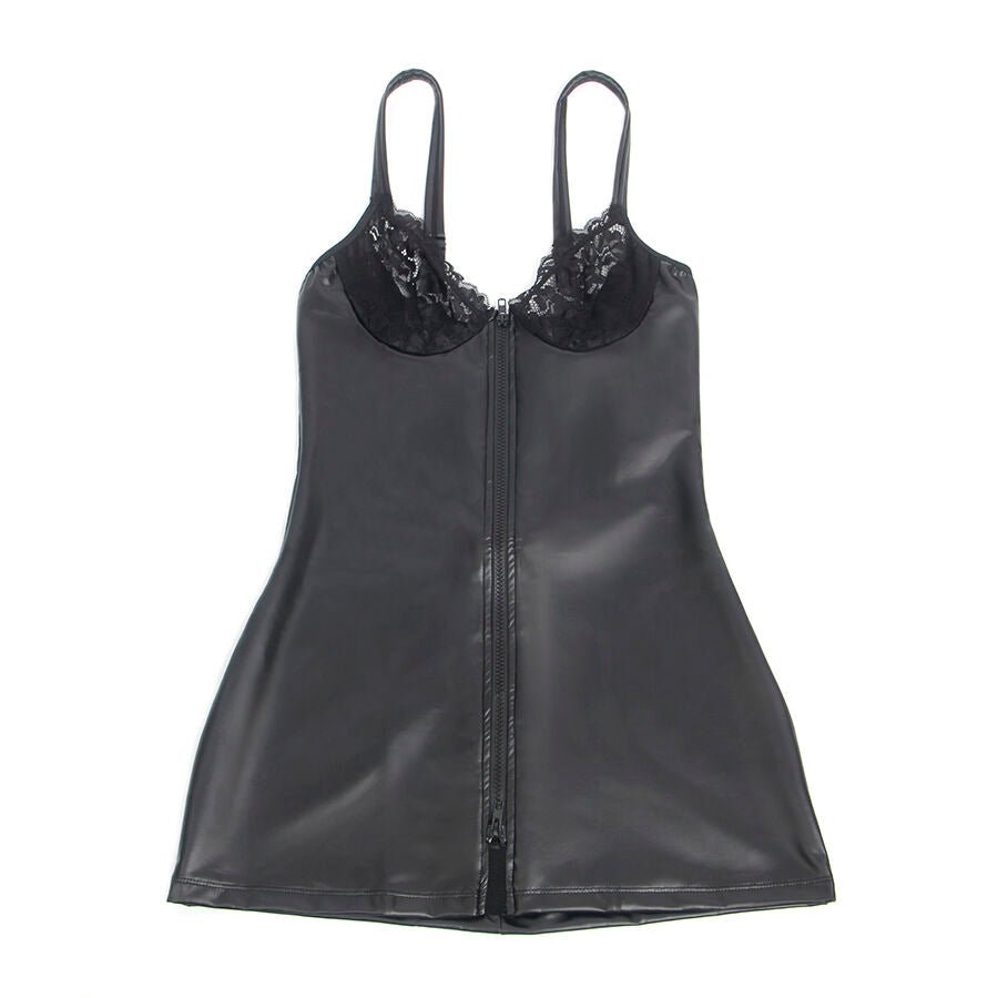 SUBBLIME - 957568 VESTIDO DE CUERO CON CREMALLERA NEGRO S/M - Lover Dreams