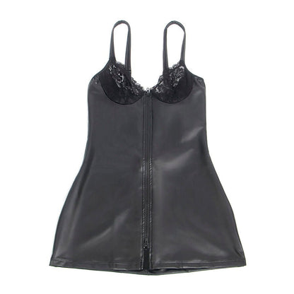SUBBLIME - 957568 VESTIDO DE CUERO CON CREMALLERA NEGRO S/M - Lover Dreams