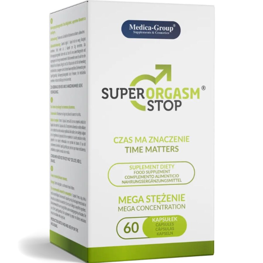 Super Orgasm Stop – Cápsulas Naturales para el Control de la Eyaculación y Mayor Resistencia Sexual - Lover Dreams