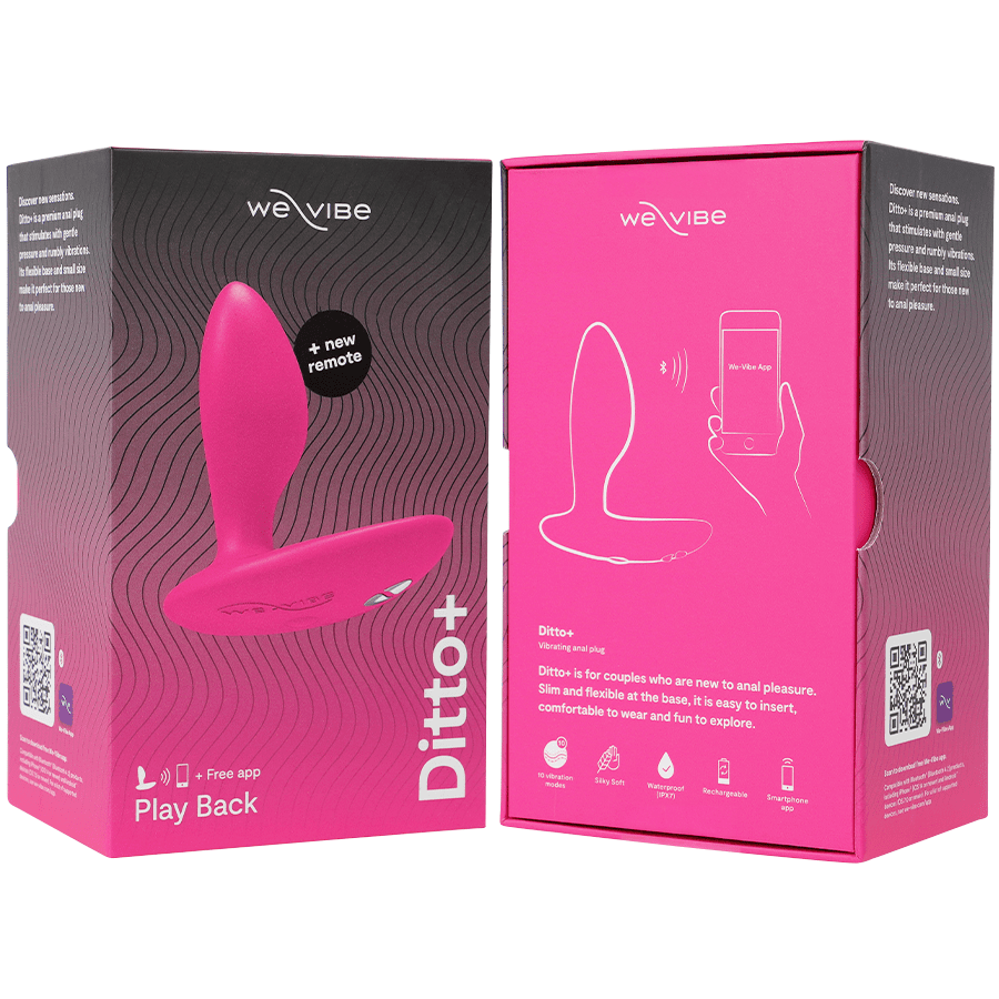 WE - VIBE - DITTO+ PLUG ANAL VIBRADOR ROSA - Lover Dreams
