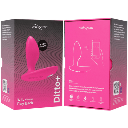 WE - VIBE - DITTO+ PLUG ANAL VIBRADOR ROSA - Lover Dreams