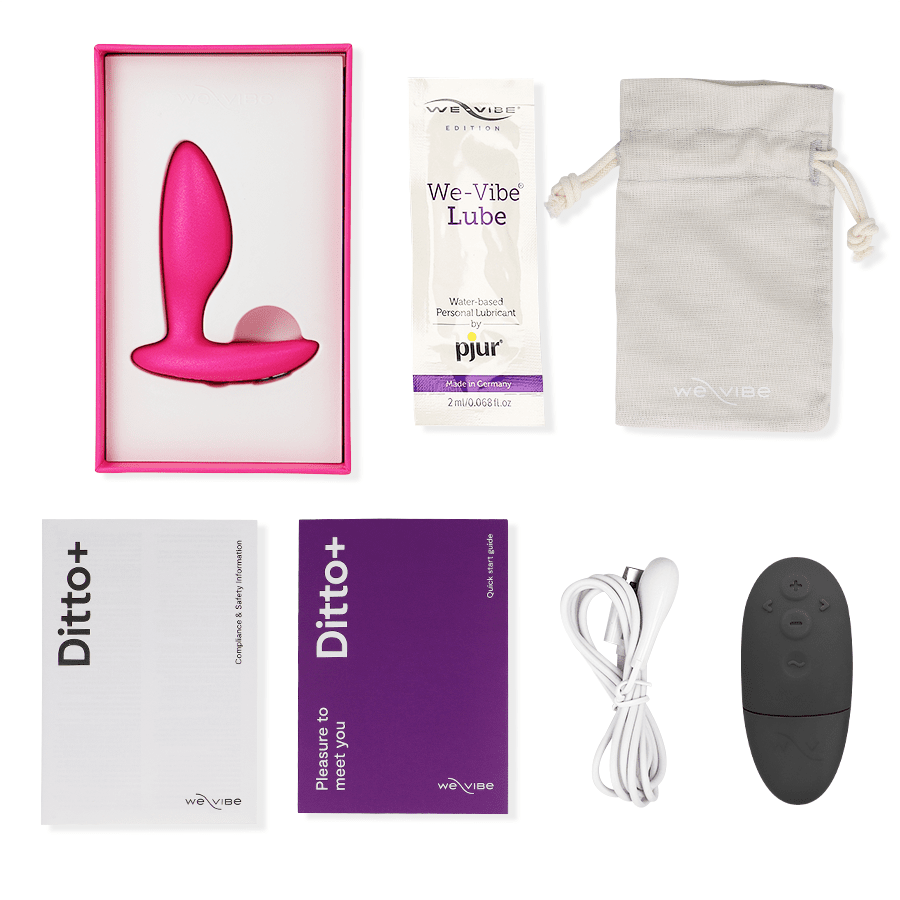 WE - VIBE - DITTO+ PLUG ANAL VIBRADOR ROSA - Lover Dreams